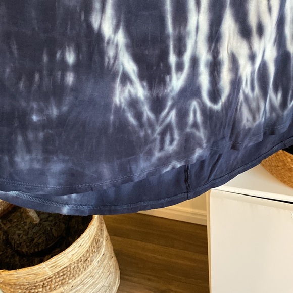 Tie Dye Tunic Length Tank Top - Indigo Coloured… (Navy Blue but leans purplish) - Picture 2 of 6